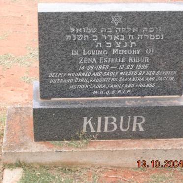 KIBUR Zena Estelle 1950-1995