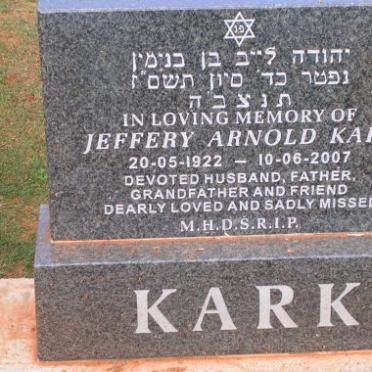 KARK Jeffery Arnold 1922-2007