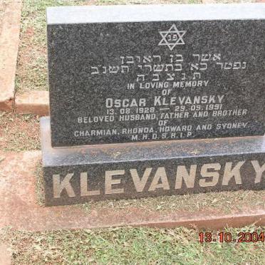 KLEVANSKY Oscar 1928-1991