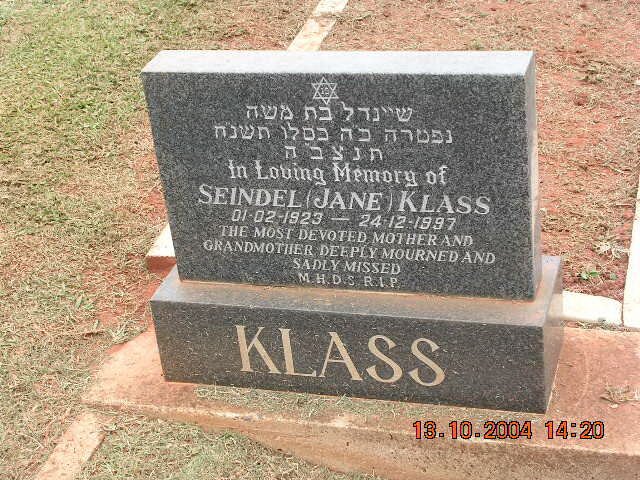 KLASS Seindel 1923-1997