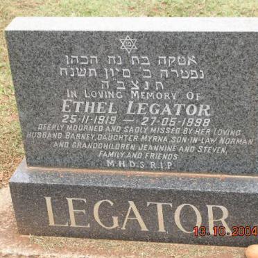 LEGATOR Ethel 1919-1998