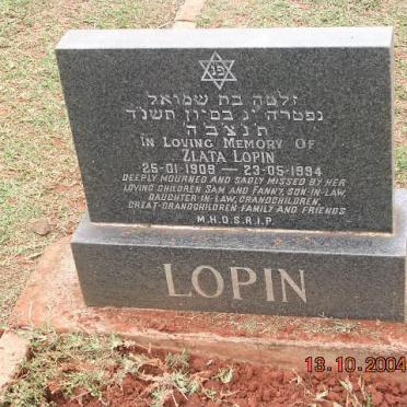 LOPIN Zlata 1909-1994