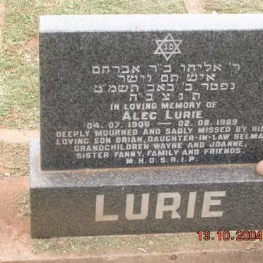 LURIE Alec 1906-1989