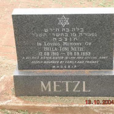 METZL Bella Toni 1910-1993