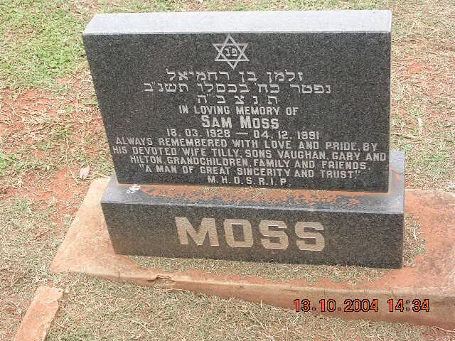 MOSS Sam 1928-1991