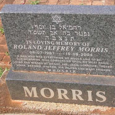 MORRIS Roland Jeffrey 1967-2004