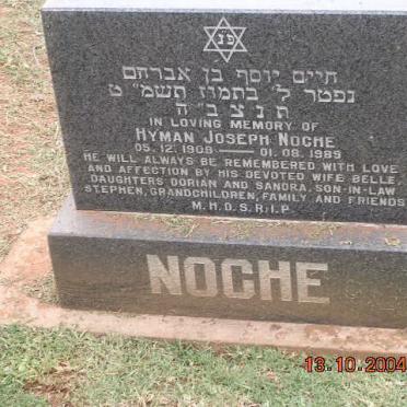 NOCHE Hyman Joseph 1909-1989