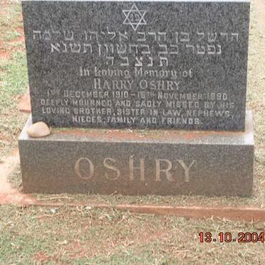 OSHRY Harry 1910-1990