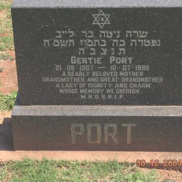 PORT Gertie 1907-1988