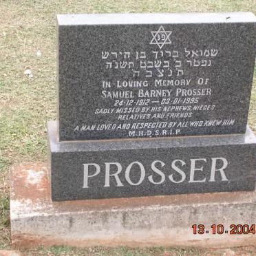 PROSSER Samuel Barney 1912-1995