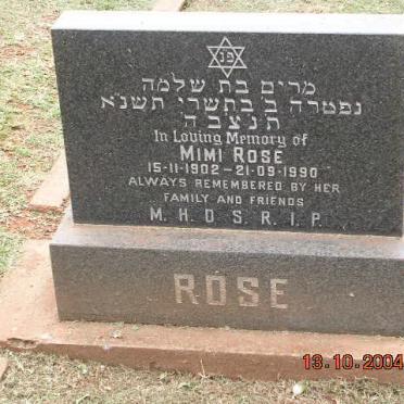 ROSE Mimi 1902-1990