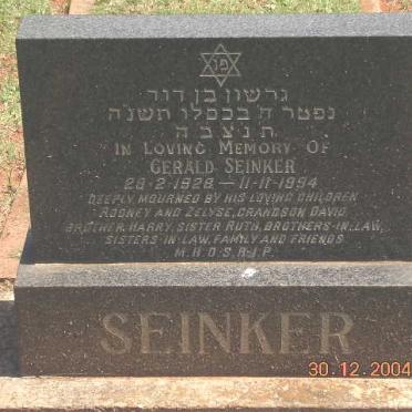 SEINKER Gerald 1928-1994