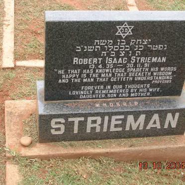 STRIEMAN Robert Isaac 1935-1991