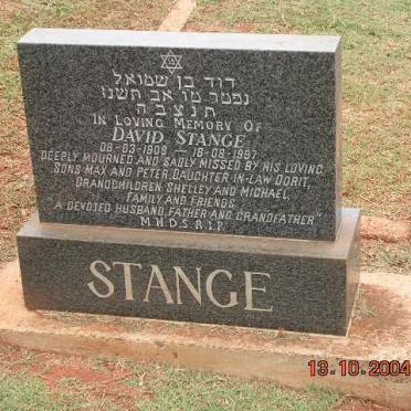 STANGE David 1908-1997