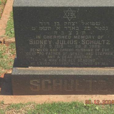 SCHULTZ Sidney Julius 1915-1989