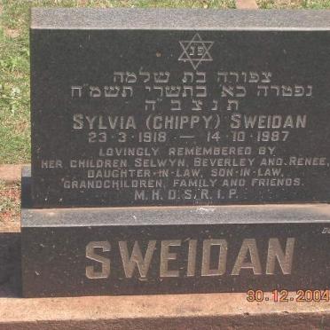 SWEIDAN Sylvia 1918-1987
