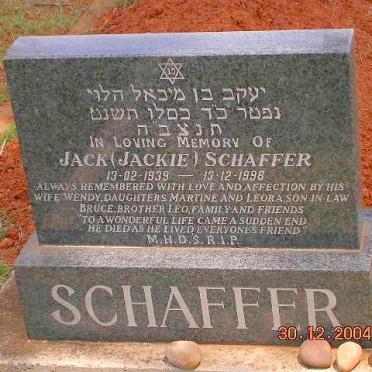 SCHAFFER Jack 1939-1998