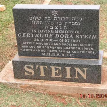 STEIN Gertrude Dora 1910-1997