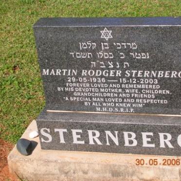 STERNBERG Martin Rodger 1936-2003
