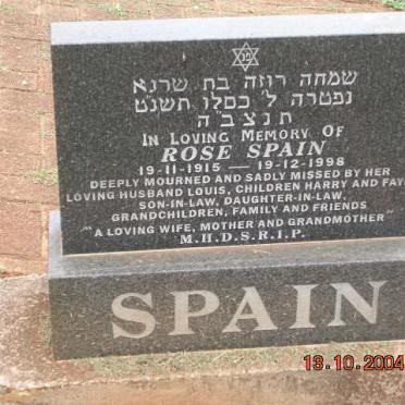 SPAIN Rose 1915-1998