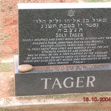TAGER Soly 1922-1993