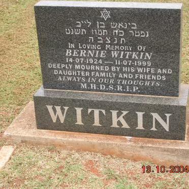 WITKIN Bernie 1924-1999