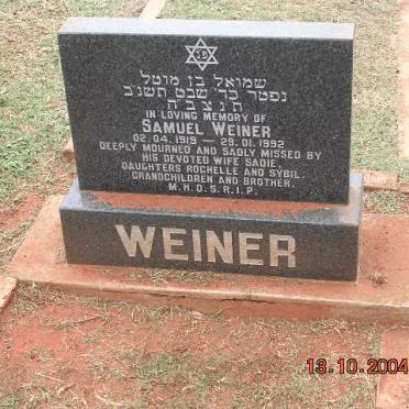 WEINER Samuel 1919-1992