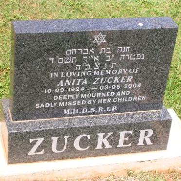 ZUCKER Anita 1924-2004