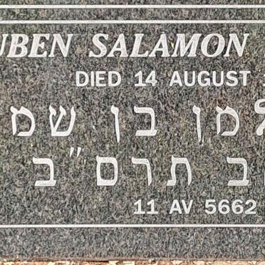 SILVERMAN Reuben Salamon -1902