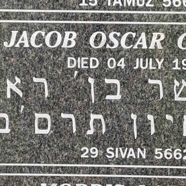 GUTMAN Jacob Oscar -1902