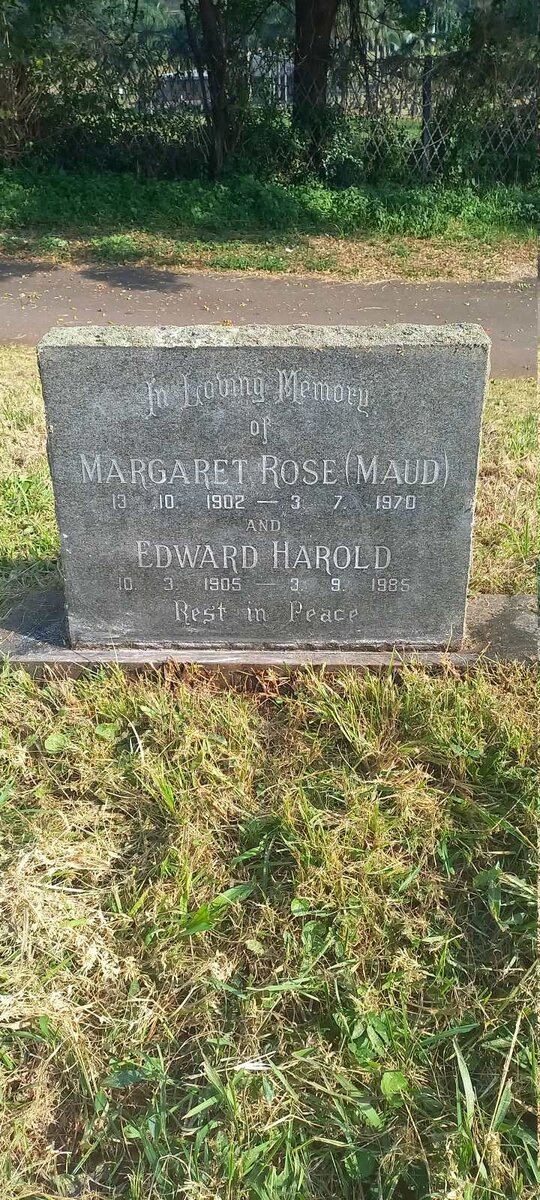? Edward Harold 1905-1985 & Margaret Rose 1902-1970