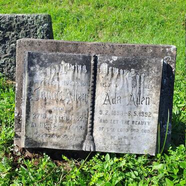 ALLEN James -1962 & Ada 1896-1992