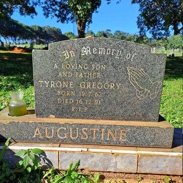 AUGUSTINE Tyrone Gregory 1962-1991