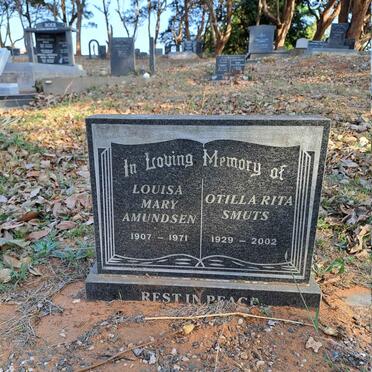 AMUNDSEN Louisa Mary 1907-1971 :: SMUTS Otilla Rita 1929-2002