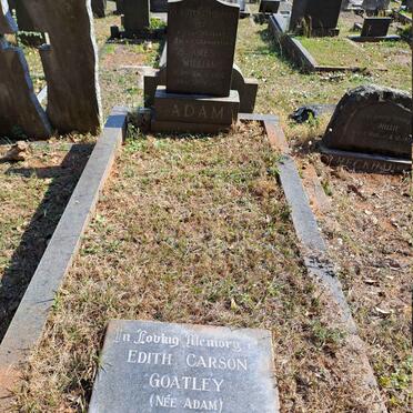 ADAM James William 1907-1977 :: GOATLEY Edith Carson nee ADAM 1908-1988 _1