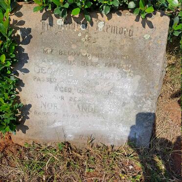 ANDERSON George -1956 & Nora -19?