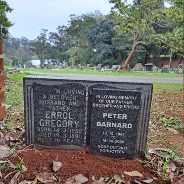 BARNARD Errol Gregory 1950-1991 :: BARNARD Peter 1965-2004