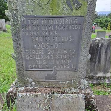 BOSHOFF Daniel Petrus 1872-1957