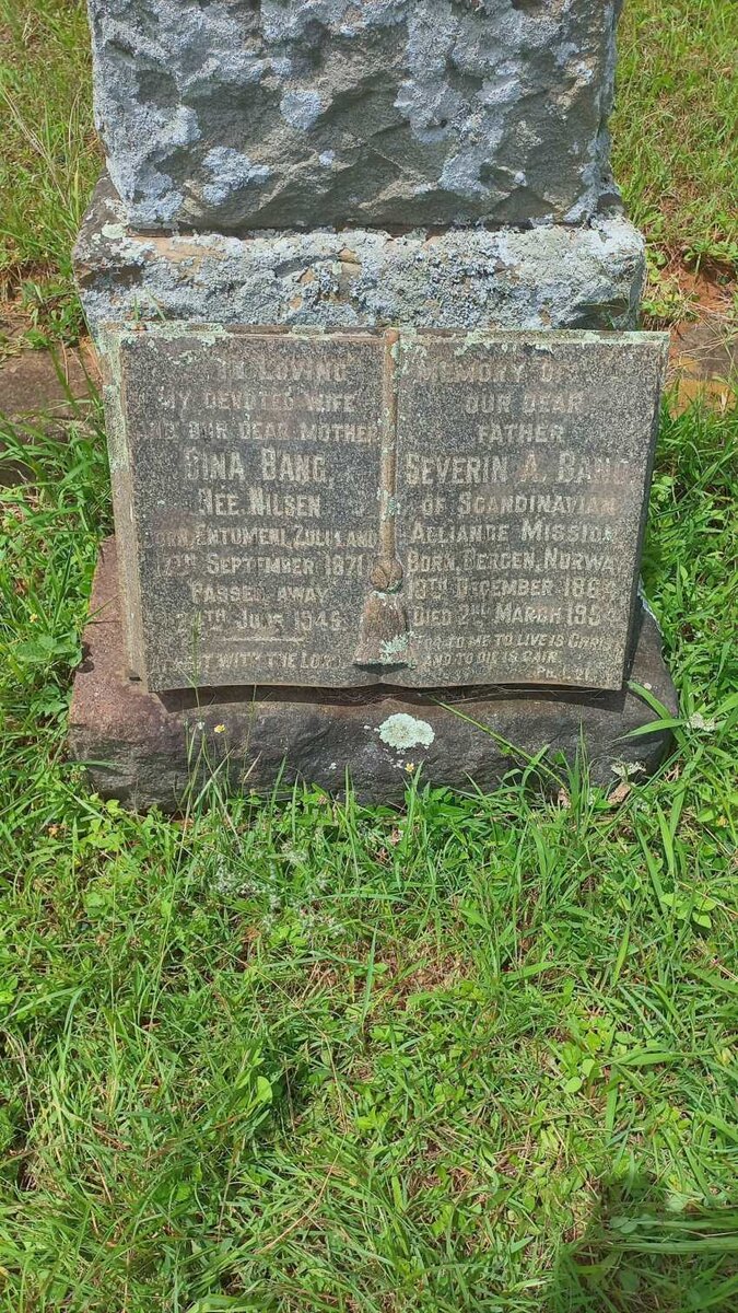 BANG Severin A. 1864-1954 & Dina NILSEN 1871-1945