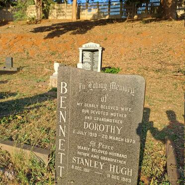 BENNETT Stanley Hugh 1911-1983 & Dorothy 1919-1979