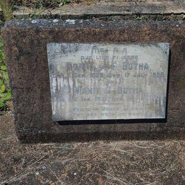 BOTHA Hermina F. 1925-1938 :: BOTHA Manie S. 1937-1938 