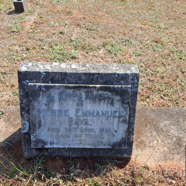 BAYA Pierre Emmanuel -1951