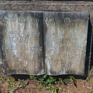 BAXTER George Robert 1862-1938 & Florence Yeoman 1863-1948