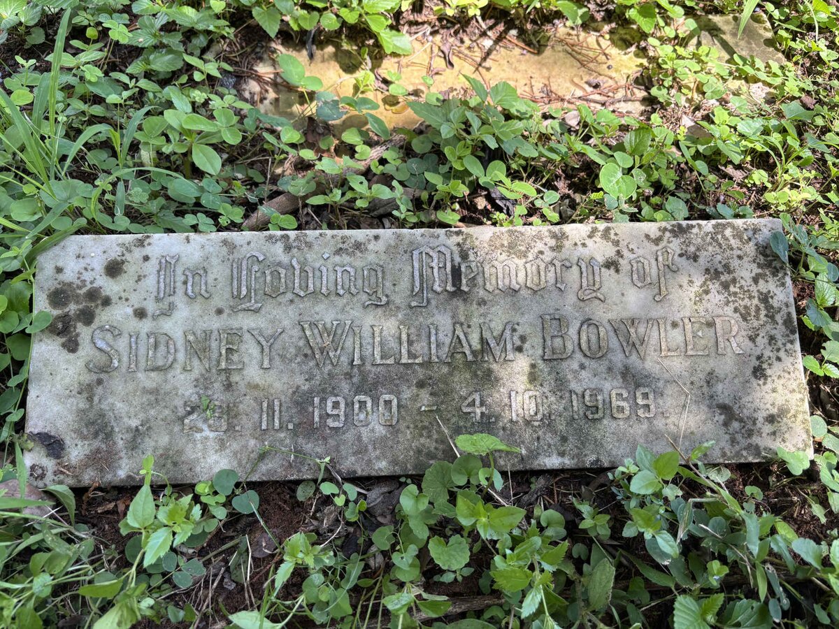 BOWLER Sidney William 1900-1969