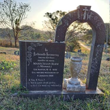 BLOM Maria Susan nee HURTER 1895-1969