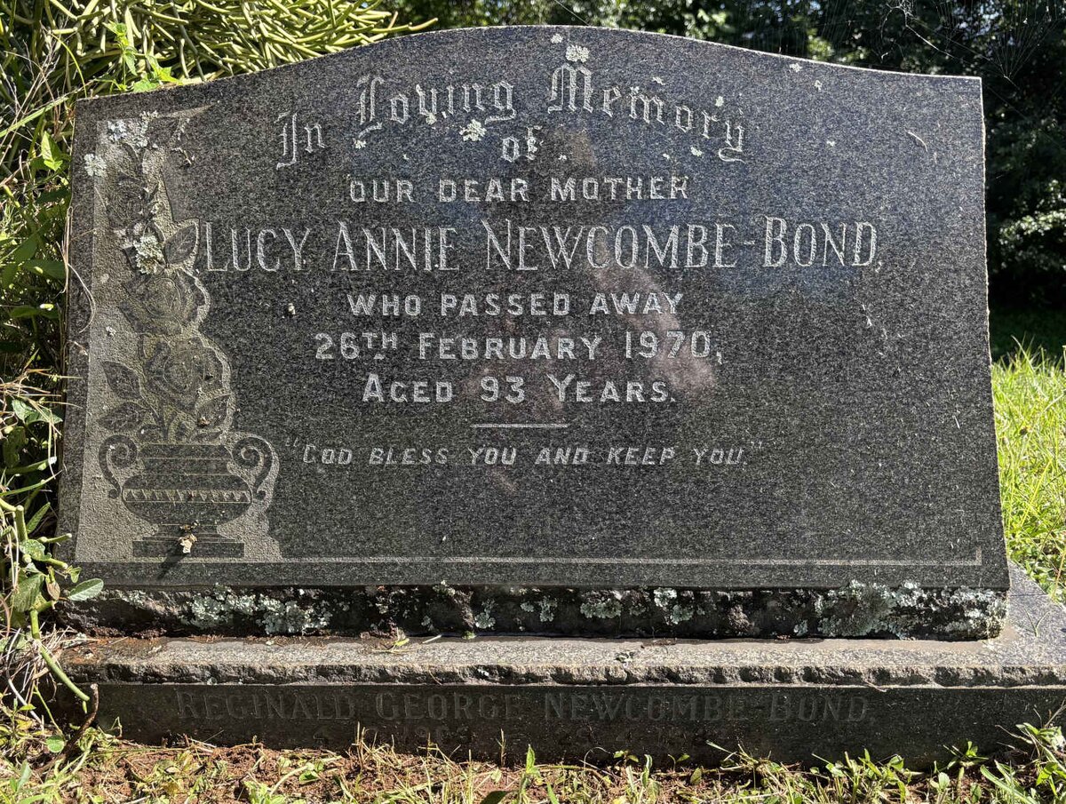 BOND Lucy Annie, NEWCOMBE -1970 :: NEWCOMBE-BOND Reginald George 1909-1983 _1