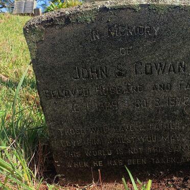 COWAN John S. 1929-1972