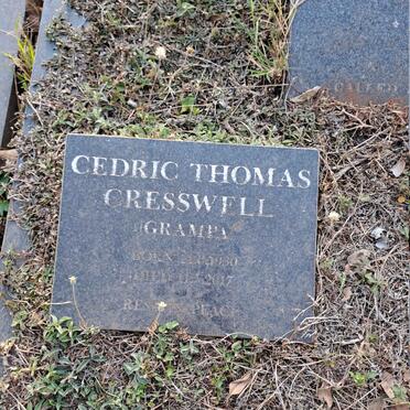 CRESSWELL Cedric Thomas 1930-2017