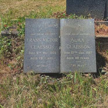 CLAESSON Frans Victor -1956 & Alma -1967