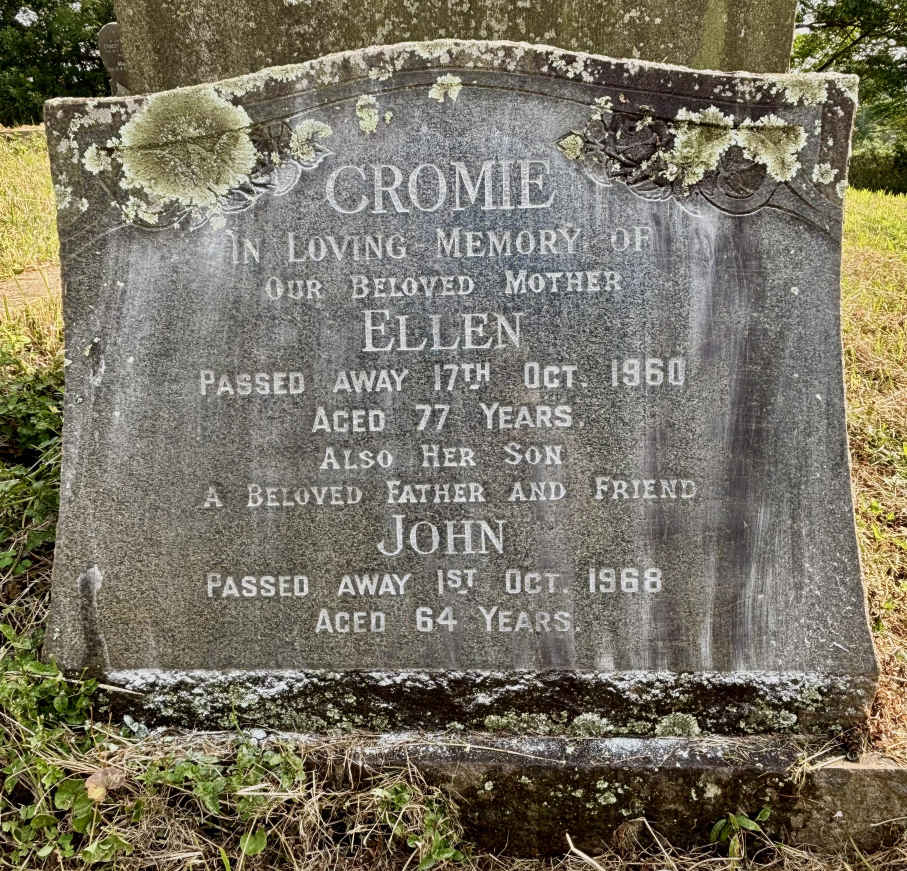 CROMIE Ellen -1960 :: CROMIE John -1968